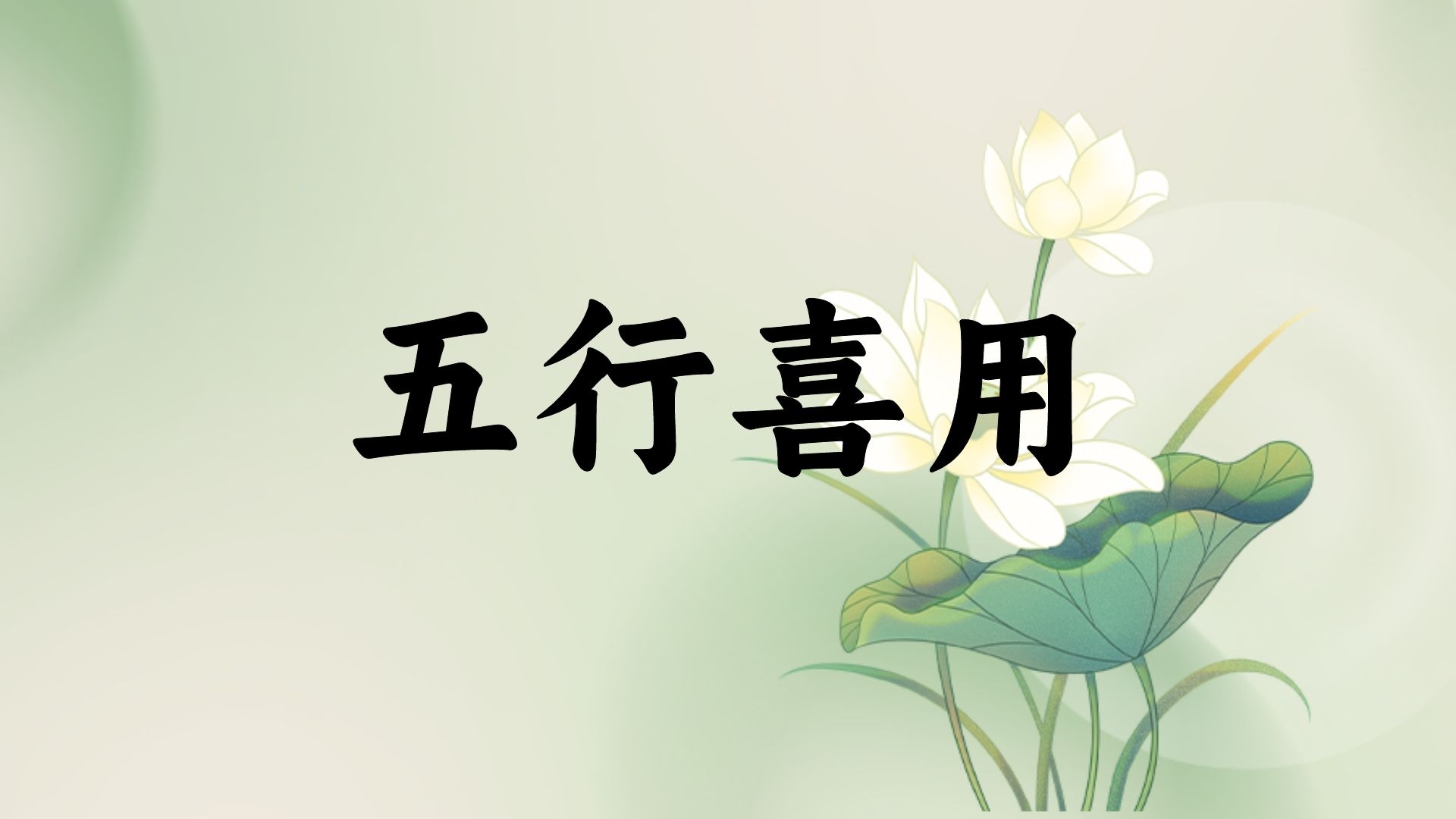 八字五行喜忌詳解：精確定位你的喜用神