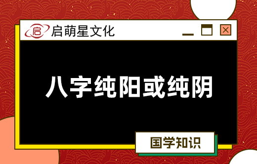 純陽純陰的命理特點有哪些